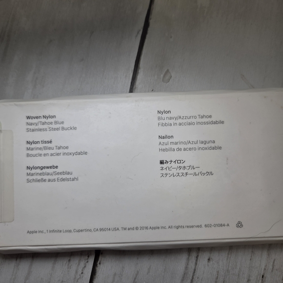 Navy Blue 42mm Apple Watch Band Strap - Picture 6 of 9